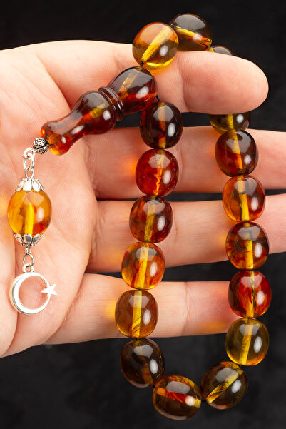 OTTOTESBİH ذكر هدية القمر شرابة التميمة حجم مسبحة، Efe تسبيح