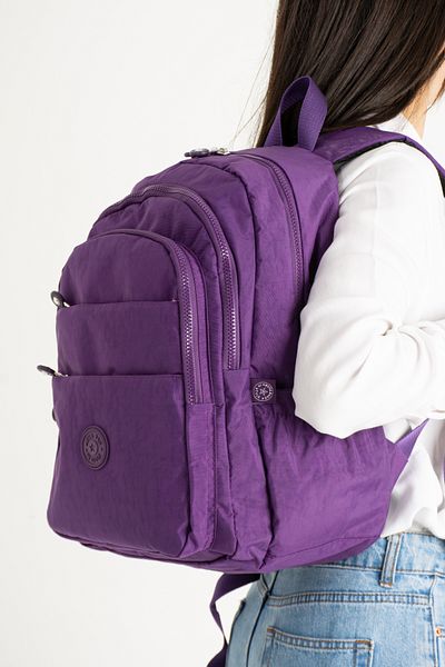 Fiyaka Mega 2009 Water Resistant Clinker School Bag Backpack Purple
