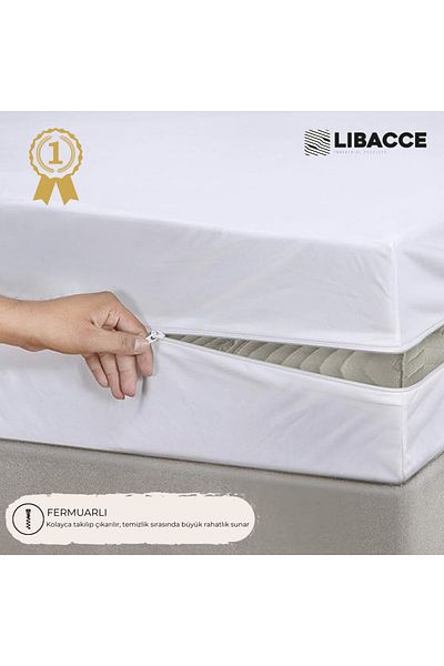 Libacce Industrial Products Aquashield Single Zippered Mattress Protector Mattresses - 90X190X23 cm