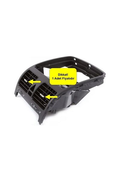 gkl For 2005-2010 Volkswagen Golf 5 & Jetta with Direction Clips & Ventilation Grille (1 Pcs) - 1K 0819709