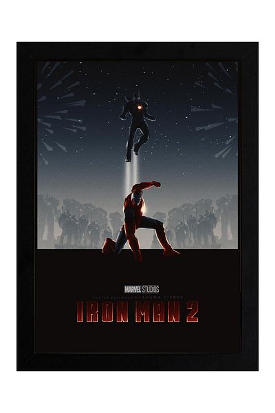 Saturn Pictură înrămată Iron Man - Poster de film Iron Man Marvel