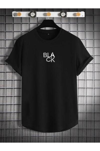 DEEPSENCE Men's Black Shorts and T-Shirt Set - Oval Cut Set of 2