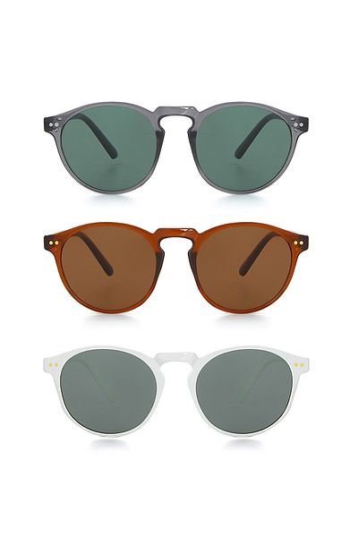 Rams Set of 3 Unisex Sunglasses