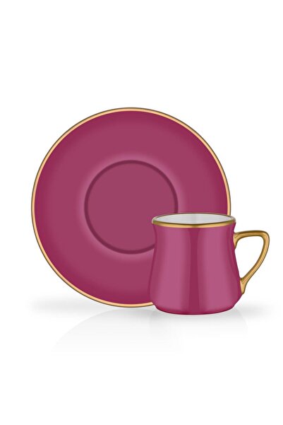 Glore Mürdüm 6'lı Türk Kahvesi Fincanı