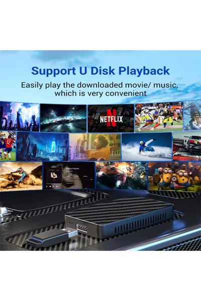 Universal Ottomotion Play2Video Wireless Carplay, Android Auto, Netflix Youtube Adapter Ai Box