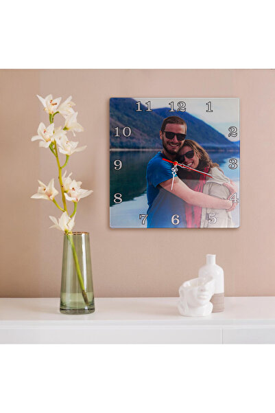 Sevilla Kişiye Özel Sevgililer Günü Hd Fotoğraf Baskılı 30cm Kare Cam Premier...