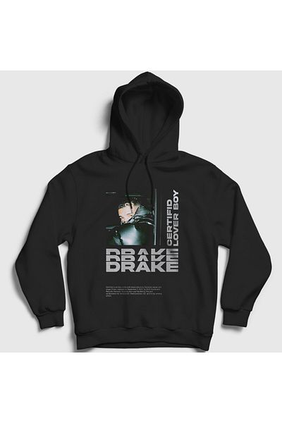 Presmono Унисекс суитшърт с качулка Drake Certified Lover Boy - 420450tt