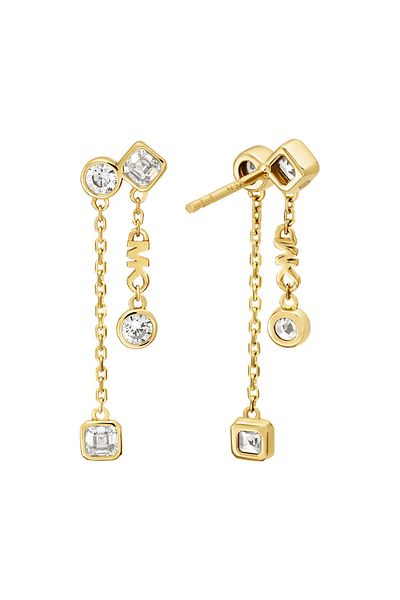 Michael Kors Brilliance Goldfarbene Ohrringe MKC1773710