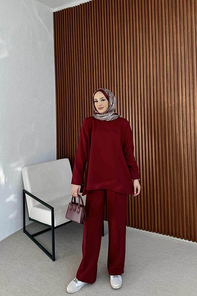Melike Tatar 68-6161 Model Claret Red Dumbbell Basic Set