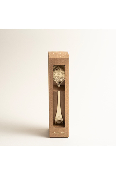 Zsa Zsa Zsu Dume Çelik Tatlı Kaşığı 4x20x0.2 Cm Mat Şampanya