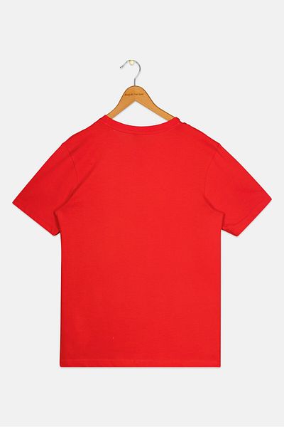 Nautica Kids Boy Short Sleeve Brand Logo T Shirt, Red