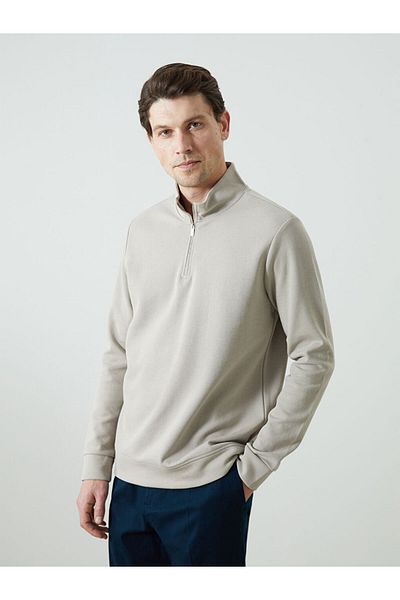 LC Waikiki Lcw Stand Collar Men's Sweatshirt Fast Fashion