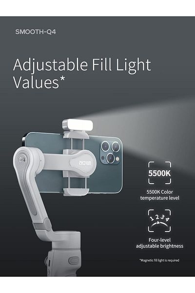 ZHIYUN Smooth Q4 Combo - 3-Axis Gimbal Stabilizer for Phone