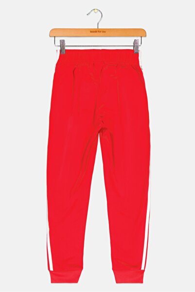 adidas Kids Girls Sportswear Fit Embroidered Logo Training Sweatpants, Red