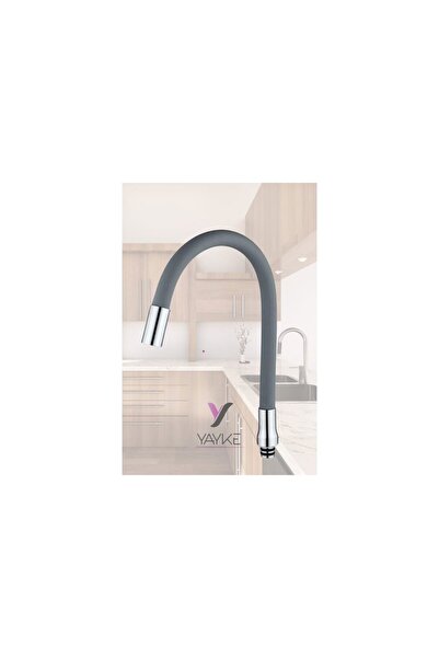 GÜVEN GRİ Renkli Esnek Batarya Borusu / Renkli Kubar DÜZ UÇLU