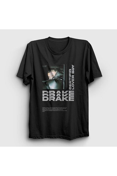 Presmono Μπλουζάκι Drake Certified Unisex Black Lover Boy - 420391 ττ