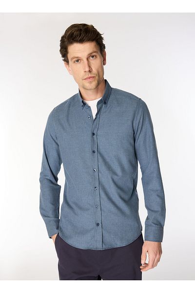 ALTINYILDIZ CLASSICS Slim Fit Slim Fit Ανδρικό τζιν πουκάμισο - Ιστιοπλοϊκό με κουμπιά