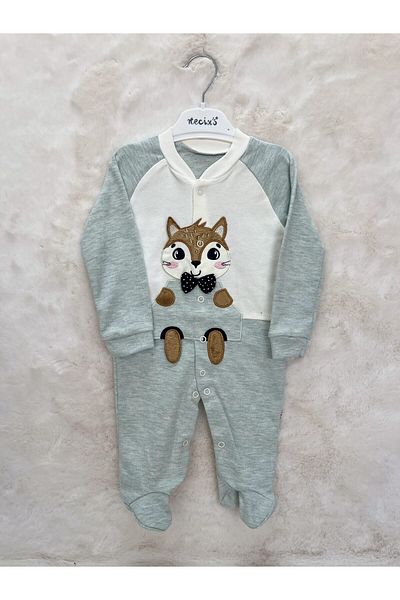 Necix's Crowned Squirrel Men's Figured Jumpsuit