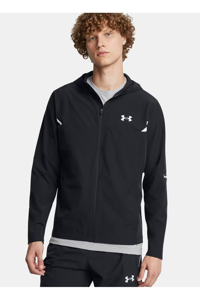 Under Armour Siyah Erkek Fermuarlı Yaka Normal Zip Ceket 1389255-001 Vanish W...