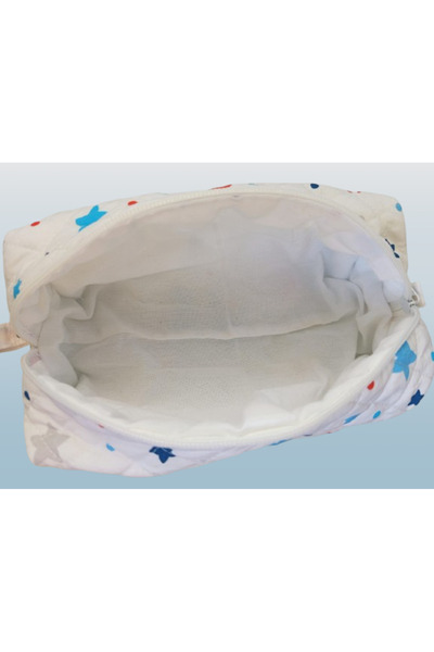 SYG Маленька косметичка з бавовняної тканини з зірковим візерунком 22 x 10 x 8 см SYG-YLDZ02