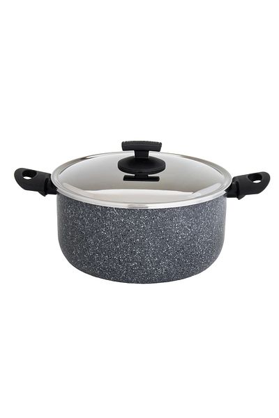 Newflon Neoflam Granite pot with lid 28 cm
