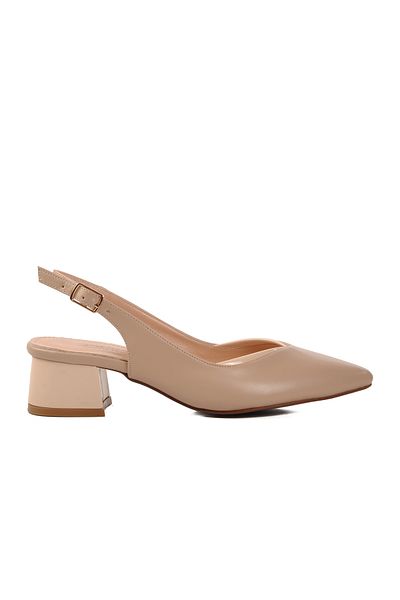 AYAKMOD Beige Women's Evening Dress Shoes 357115   Z