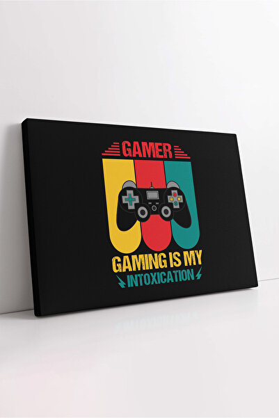 KOSS Dijital Decor de perete cu pictură abstractă orizontală pe pânză pentru ...