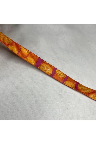 Bukle İplik Orange Orange Decorative Strip - 1.5 cm Width (5 Meters)