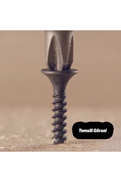 Badem10 Mıknatıslı Yıldız PH2 Bits Uç 150 mm 10'lu Set Kutulu Manyetik 1/4" Matkap Ucu 15 cm Uzunluk