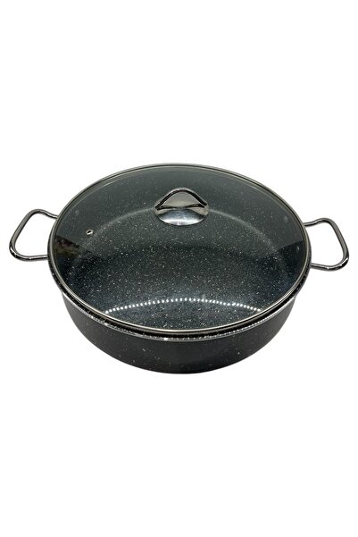 Peramari وعاء صناعي من الجرانيت الرمادي مقاس 36 سم - الكارا