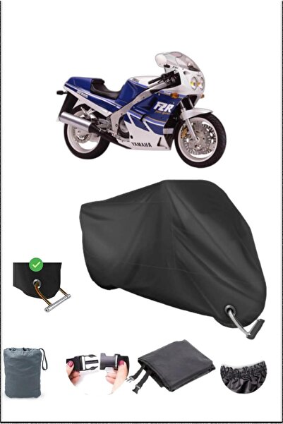 Breen Black Yamaha Fzr1000 Durable Lock Compatible Waterproof Motorcycle Tarp...