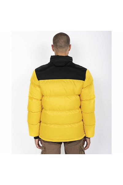 SCHOTT Pánska žltá bunda Schott Blouson Empiecement Et Broderie -XL