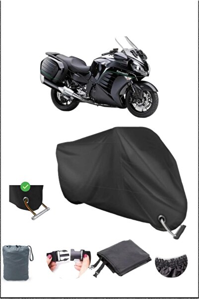 Breen قماش القنب الأسود Kawasakı Gtr1400 ذو القفل المتين المتوافق مع مقاومة ا...