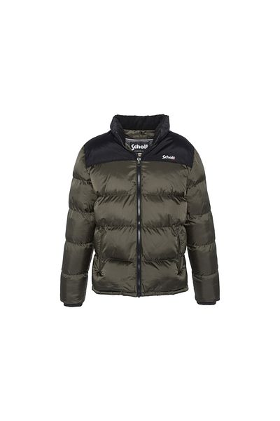 SCHOTT Ανδρικό πράσινο σακάκι Schott Blouson Empiecement Et Broderie -XXL