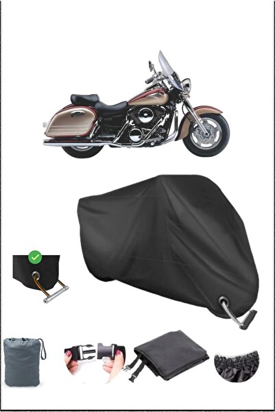 Breen أسود Kawasaki Vn1500classıctourer قفل متين متوافق مع القماش المشمع للدر...