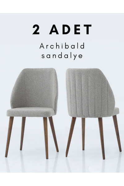 FHD FABRİSYA HOME DESİGN 2 adet archibald buklet sandalye, mutfak sandalyesi,...