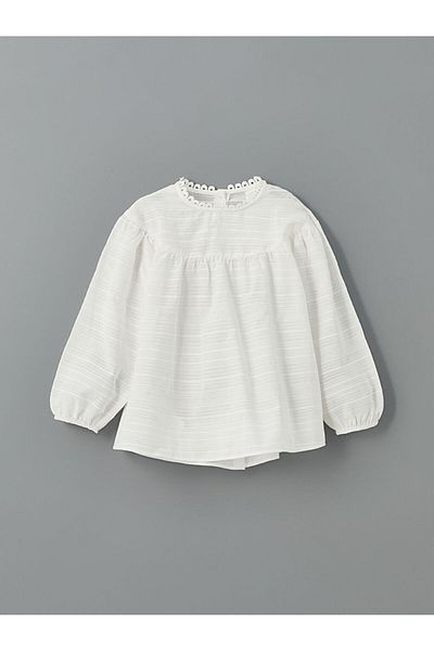 LC Waikiki Lcw Kids Crew Neck Basic Girl's Shirt