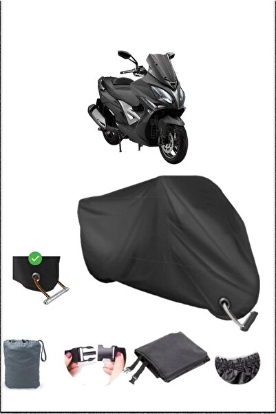 Breen قماش القنب الأسود Kymco XCıtıng400ı المتين المتوافق مع قفل الدراجة النا...