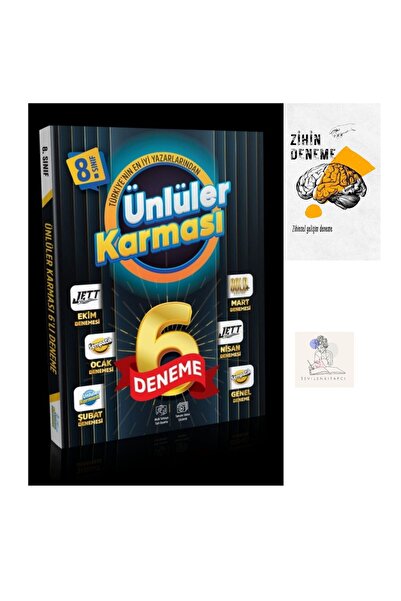 Ünlüler Karması ÜNLÜLER KARMASI LGS 6LI GENEL DENEME -ZİHİNDENEME*B104