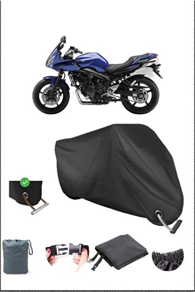 Breen Black Yamaha Fz6Fazer Durable Lock Compatible Waterproof Motorcycle Tar...