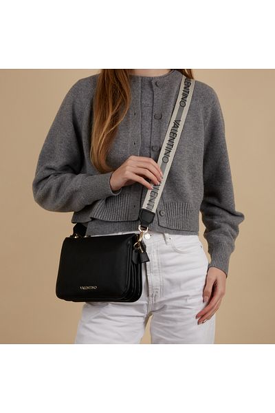 Valentino Bags Zero Re – Schwarze Umhängetasche VBS7B308NERO