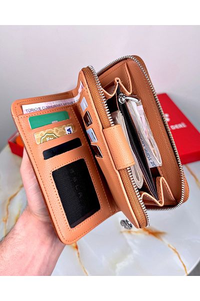 patideri Soft Women's Wallet - Zippered Magnet