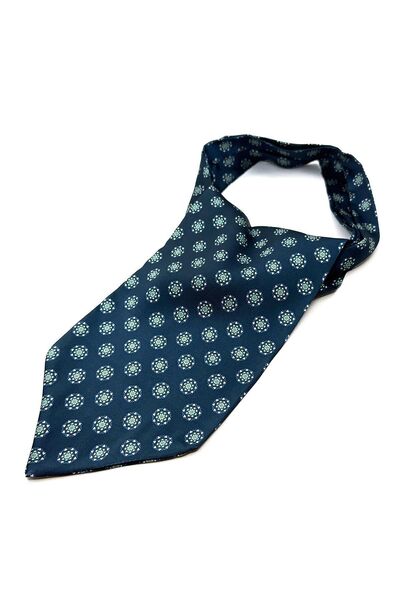 La Pescara Ανδρικό κασκόλ με πράσινο σχέδιο πουά K420