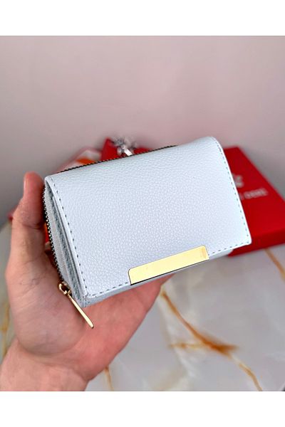 patideri Portofel lung de damă - Suport card cu fermoar