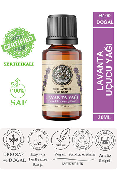 MESİR EFENDİ Lavanta Uçucu Yağı (LAVANDER ESSENTİAL OİL) %100 Doğal 20 ml