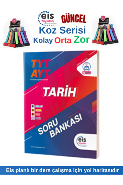 Ens Yayıncılık Güncel Koz Tyt-Ayt Tarih Soru Bankası(Kolay-Orta-Zor-Quiz)+Kalemlik