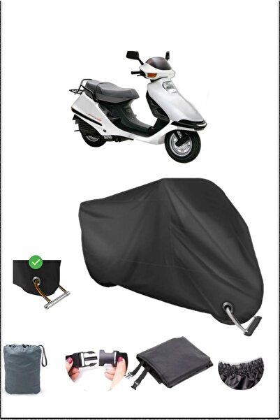 Breen قماش القنب الأسود للدراجات النارية Honda Spacy125 المتين المتوافق مع القفل المقاوم للماء