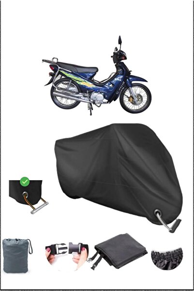 Breen Black Steel Motor Cup110 Durable Lock Compatible Waterproof Motorcycle ...