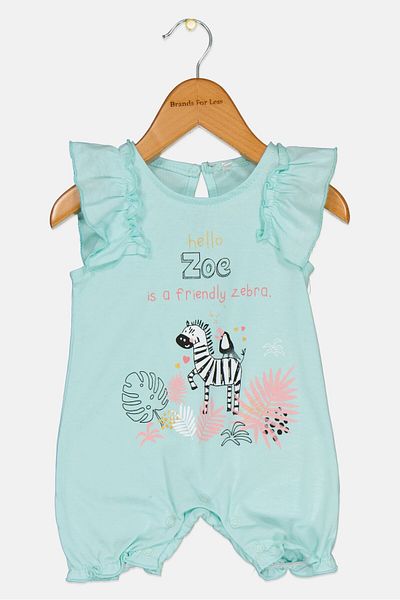 Cool Club Toddlers Girl Graphic Print Bodysuit, Turquoise