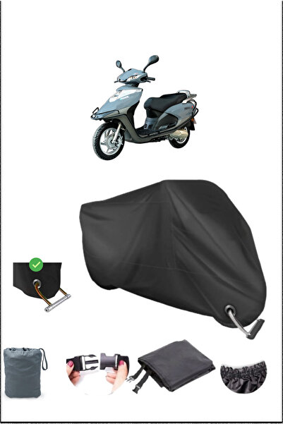 Breen Black Arora Special125 Durable Lock Compatible Waterproof Motorcycle Ta...